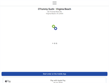 Tablet Screenshot of oyummysushivirginiabeach.com